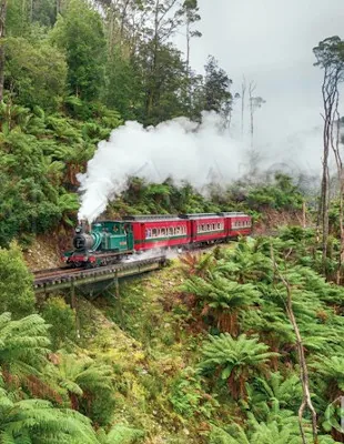 Tasmania By Rail, road And River